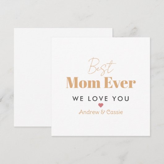 Best moge ever feestdagenkaart (Voorkant / Achterkant)