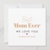 Best moge ever feestdagenkaart (Voorkant)