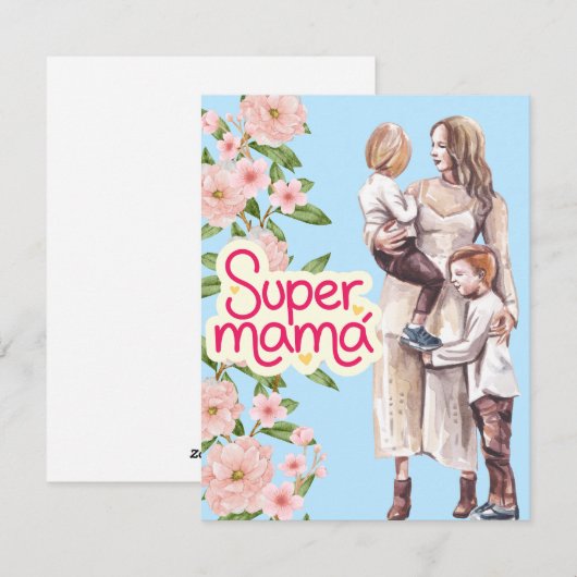 Best moge ever feestdagenkaart (Voorkant / Achterkant)