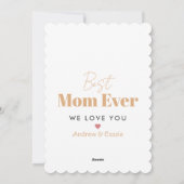 Best moge ever feestdagenkaart (Achterkant)