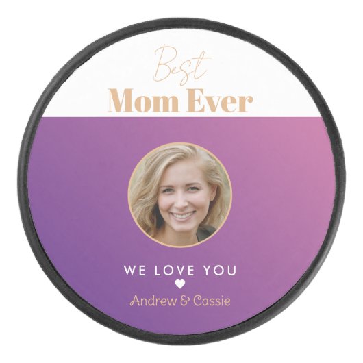 Best moge ever hockey puck (Voorkant)