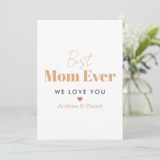 Best moge ever kaart (Staand voorkant)