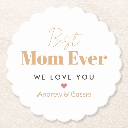 Best moge ever kartonnen onderzetters (Voorkant)