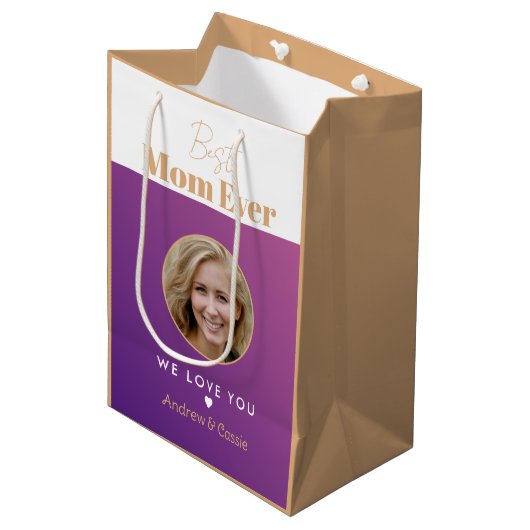 Best moge ever medium cadeauzakje (Voorkant Gekanteld)