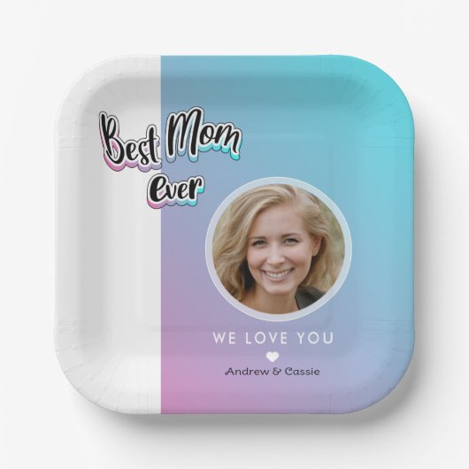 Best moge ever papieren bordje (Voorkant)