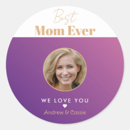 Best moge ever ronde sticker