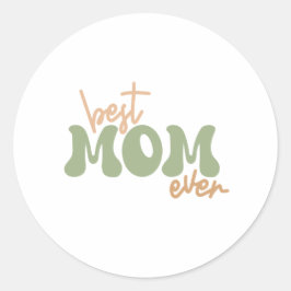 Best moge ever ronde sticker