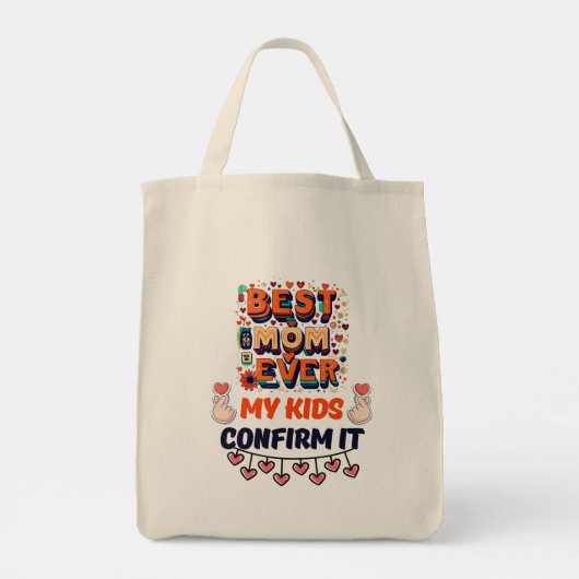 Best moge ever tote bag (Achterkant)