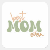 Best moge ever vierkante sticker (Voorkant)