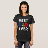 Best Moldovan Dad Ever Moldova Daddy Father s Day T-shirt (Voorkant volledig)
