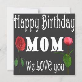 Best Mom Birthday Design  Magnetische Uitnodiging