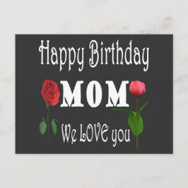 Best Mom Birthday Design  Uitnodiging Briefkaart