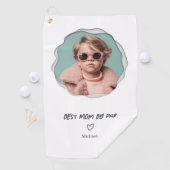 Best Mom by Par Custom Photo Mother Golfhanddoek (Insitu)