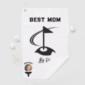 Best Mom by Par Foto Golf Ball Golf Graphic Golfhanddoek (Insitu)