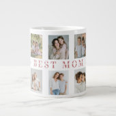 Best Mom Custom Photos Coffee Mug Grote Koffiekop (Voorkant)