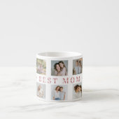 Best Mom Custom Photos Espresso Coffee Mug Espresso Kop (Voorkant)
