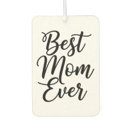 Best Mom Ever 1 Custom Photo Black White Luchtverfrisser