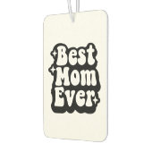 Best Mom Ever 1 Custom Photo Retro Groovy Luchtverfrisser (Links)