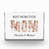 Best Mom Ever 3 Photos Cutout Letters  Fotoblokken (Voorkant)