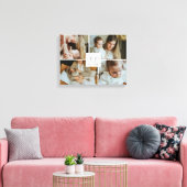 Best Mom Ever 4 Photo Collage Canvas Print Gift (Insitu (Woonkamer))