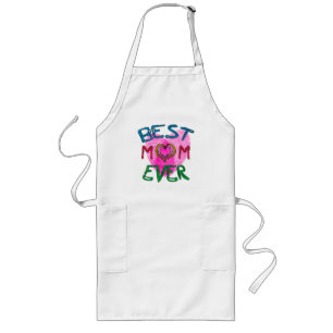 BEST MOM EVER Apron Lang Schort