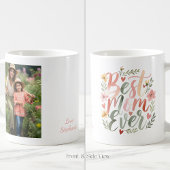 Best Mom Ever Boho Custom Photo and Name Koffiemok
