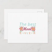 best mom ever card briefkaart (Voorkant / Achterkant)