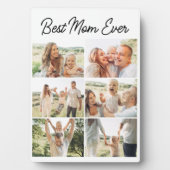 Best Mom Ever Custom 6 Photo Collage Fotoplaat (voorkant)