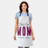 Best Mom Ever Custom Apron – Personalized Massage Schort (Gedragen)