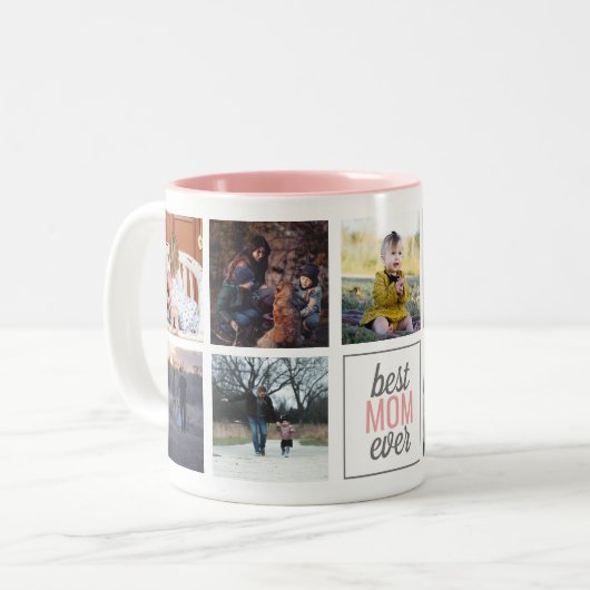 Best MOM Ever Custom Photo Mok (Voorkant links)