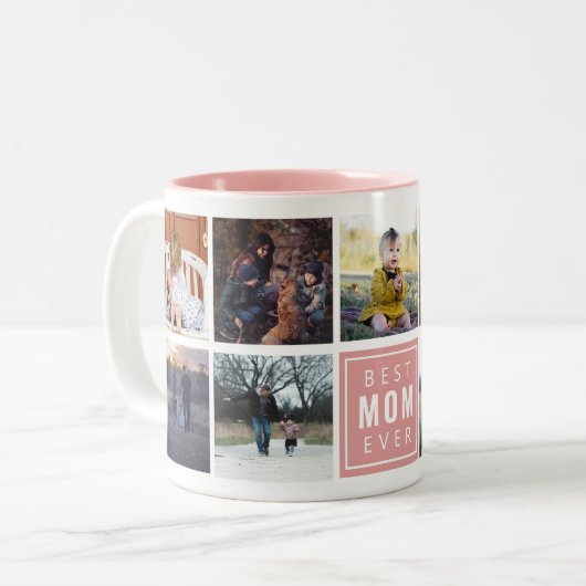 Best MOM Ever Custom Photo Mok (Voorkant links)