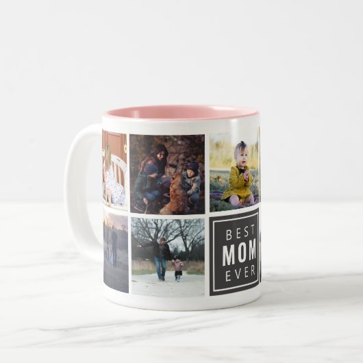 Best MOM Ever Custom Photo Mok (Voorkant links)