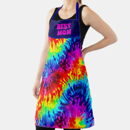 "BEST MOM EVER" DYNAMISCH STROPDAS-KLEURSTOF ONTWE SCHORT