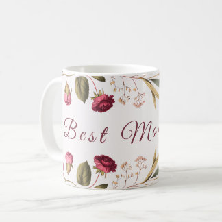 Best Mom Ever Floral Coffee Mug Koffiemok