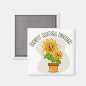 Best Mom Ever Magneet (Voorkant / Achterkant)