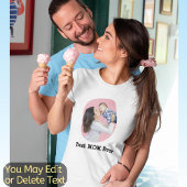 Best MOM Ever Moederdag Moeder Geboortedag Foto T-shirt