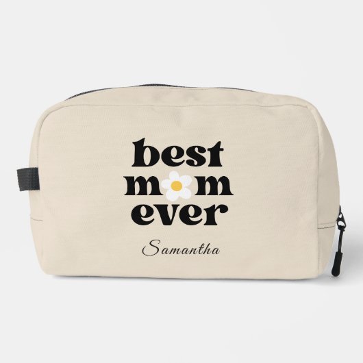 Best Mom Ever Personalized Mother's Day Toilettasje (Voorkant)