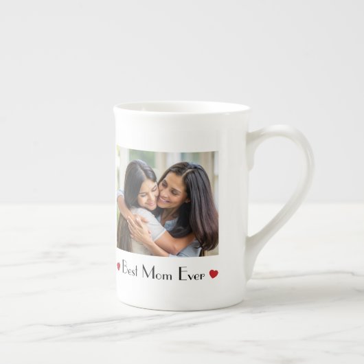 Best Mom Ever Personalized Mug | Best Mom Gift Porselein Kop (Rechts)