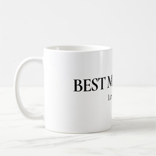 Best Mom Ever Personalized Mug Koffiemok (Links)