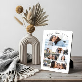Best Mom Ever Personalized Photo Memory Collage Fotoplaat