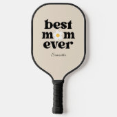 Best Mom Ever Personalized  Pickleball Paddle (Achterkant)