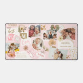 Best Mom Ever Personalized Scrapbook Photo Collage Bureaumat (Voorkant)