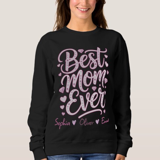 Best MOM Ever Personalized Trui (Voorkant)