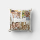 Best Mom Ever Photo Collage Pillow Kussen (Voorkant)