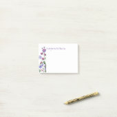 Best Mom Ever Quote Summer Garden Flowers  Post-it® Notes (Op bureau)