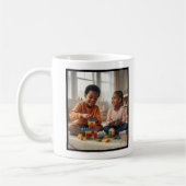 Best Mom Ever Retro Groovy 1 Photo Keepsake Koffiemok (Links)