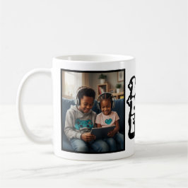 Best Mom Ever Retro Groovy 2 Photo Keepsake Koffiemok