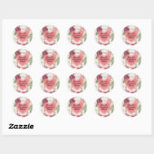 Best mom ever ronde sticker (Vel)