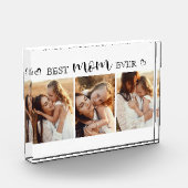Best Mom Ever Script Gift For Mom Photo Collage Fotoblokken (Links)