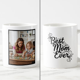 Best Mom Ever Sparkling Stars 1 Photo Keepsake Koffiemok